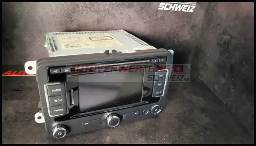 5JA035192M Navigationseinheit satinschwarz/weiss Skoda Rapid / Roomster 5JA035192Q