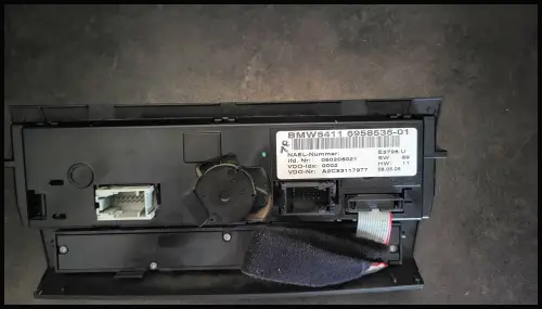 6967324-01 64 11 9 199 259 KLMABEDIENEINHEIT BMW