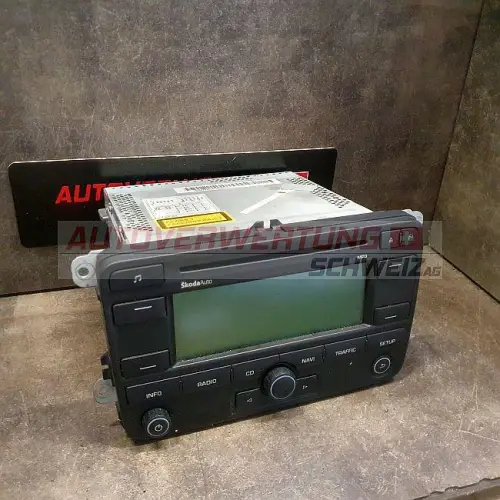 1Z0035191A  RADIO / NAVI SKODA OCTAVIA 1Z (1587)
